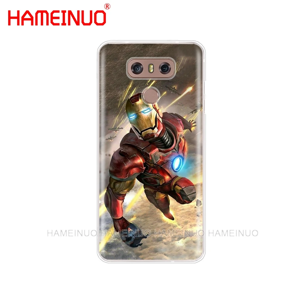41462 HAMEINUO супергероев Marvel чехол для телефона для LG G7 Q6 G6 мини G5 K10 K4 K8 X POWER 2 V20 V30 - Цвет: 41462