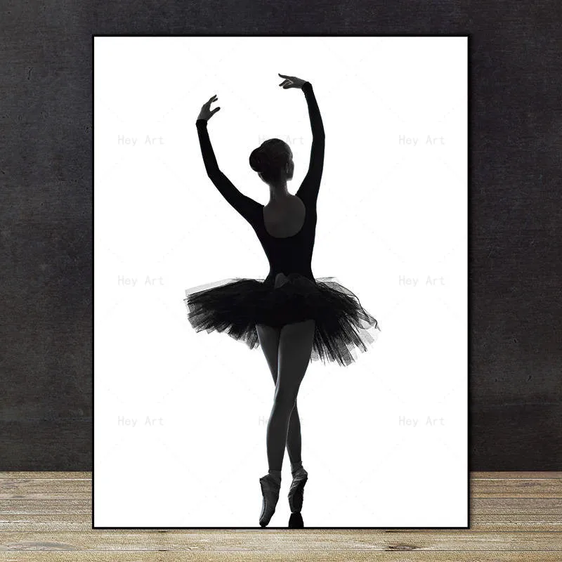 Бескаркасная печать Картина на холсте балерины настенные картины для гостиной