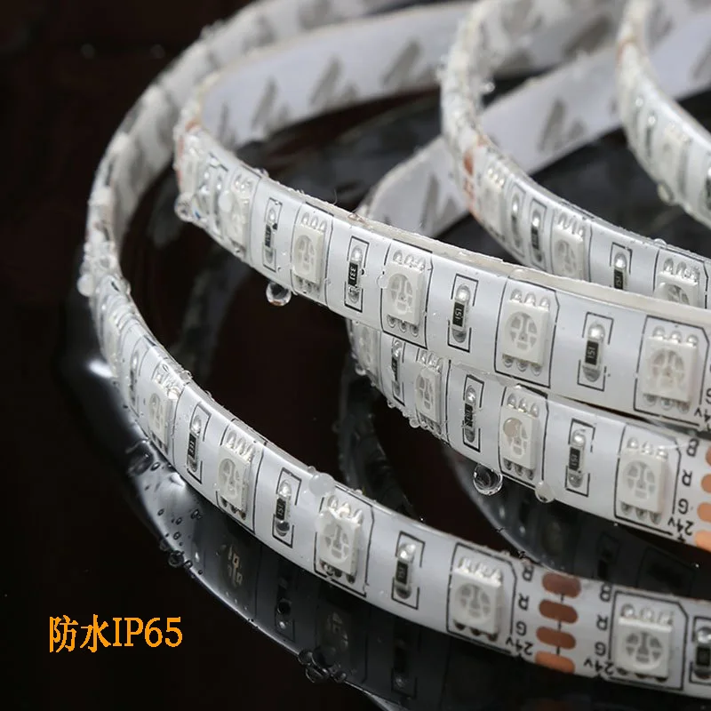 

1pcs IP65 Waterproof 300 LED Strip 5M SMD5050 RGB + 44 Key IR Controller control Box + Power Supply Free Shipping