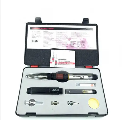 PRO-120K SET Тайвань любовь запеченный iroda PRO-120/120 K 30 W-125 W паяльник Газовый паяльник теплопередача - Цвет: PRO-120K SET