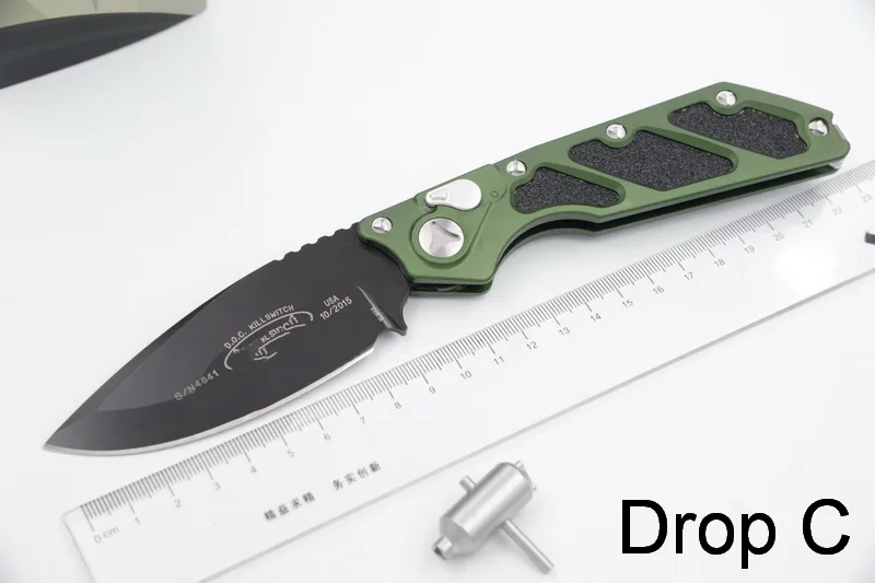 JUFULE D2 Mark Elmax лезвие с алюминиевой ручкой Открытый Тактический Кемпинг Охота EDC инструмент складной обеденный кухонный нож - Цвет: drop C