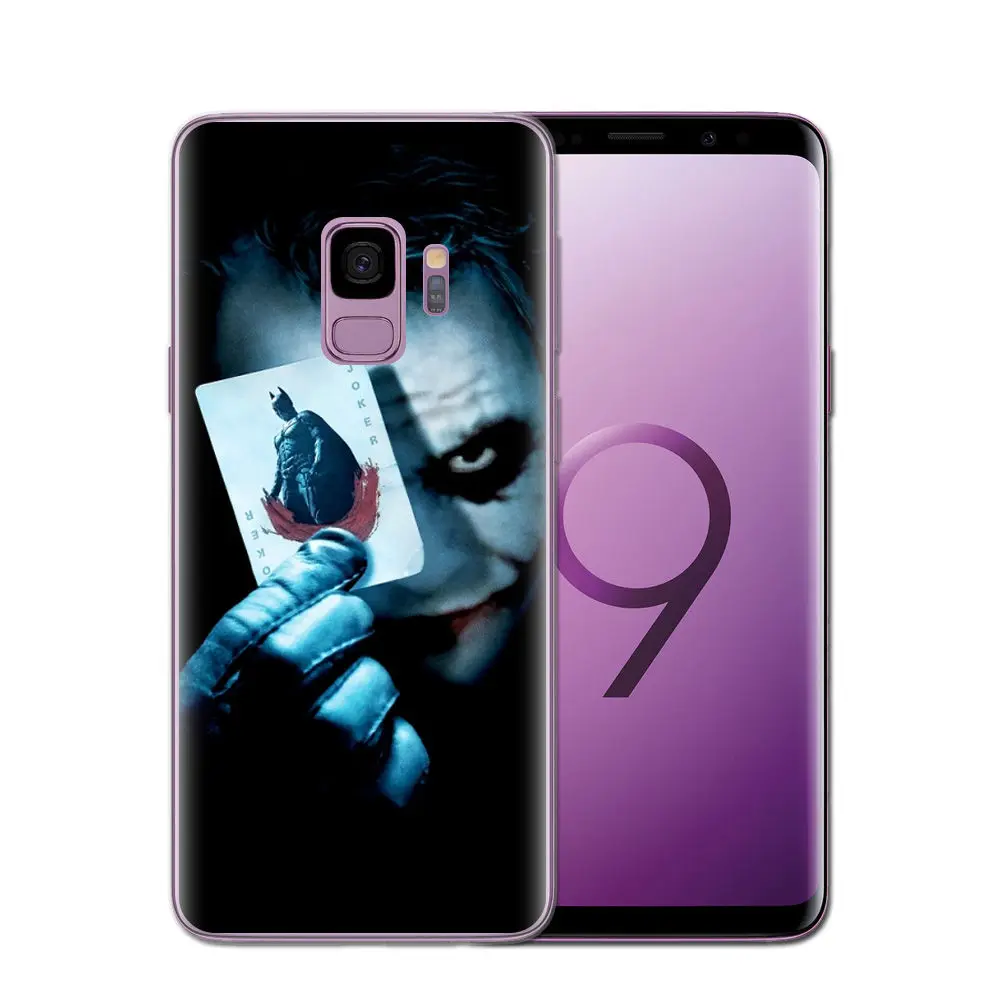 Клоун Джокер Телефон чехол для samsung Galaxy Grand Prime J2 J3 J5 J7 A3 A5 A7 2016 2017 S6 S7 край S8 S9 плюс A8