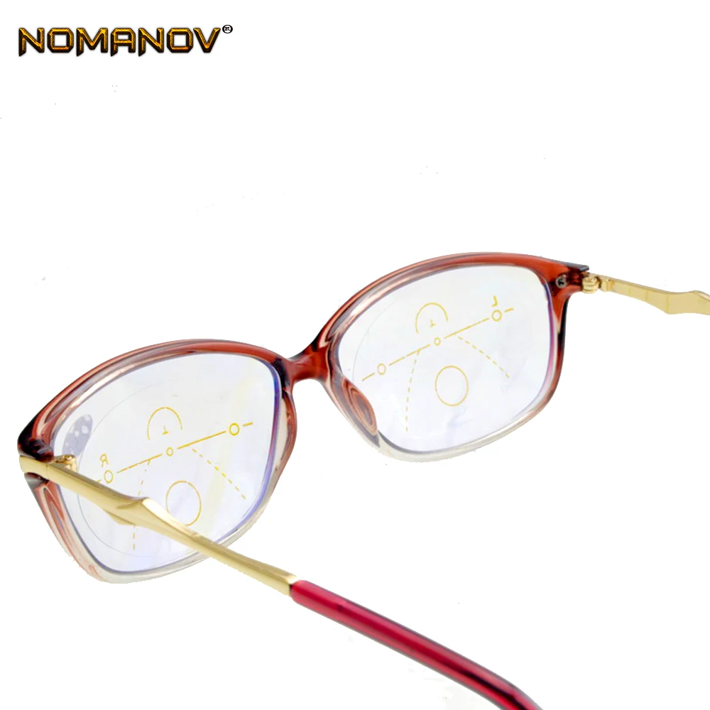 Прогрессивные многофокальные очки для чтения Lentes De Lectura Leesbril Женская оправа с