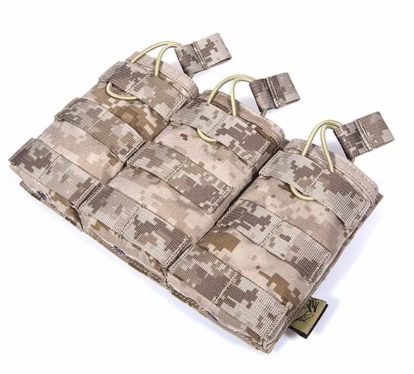 FLYYE MOLLE EV Универсальный тройной маг Чехол Военная походная модульная CORDURA PH-M025