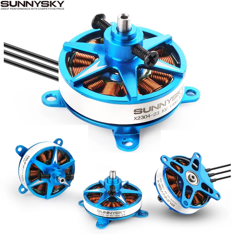 4 компл./лот Sunnysky X2302 X2304 X2305 1400KV 1480KV 1500KV 1620KV 1650KV 1800KV 1850KV двигатель для модели RC