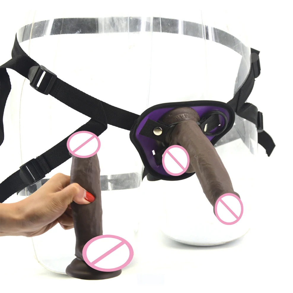 Фаллоимитатор FAAK AAA качества реалистичный фаллоимитатор на присоске ремешок