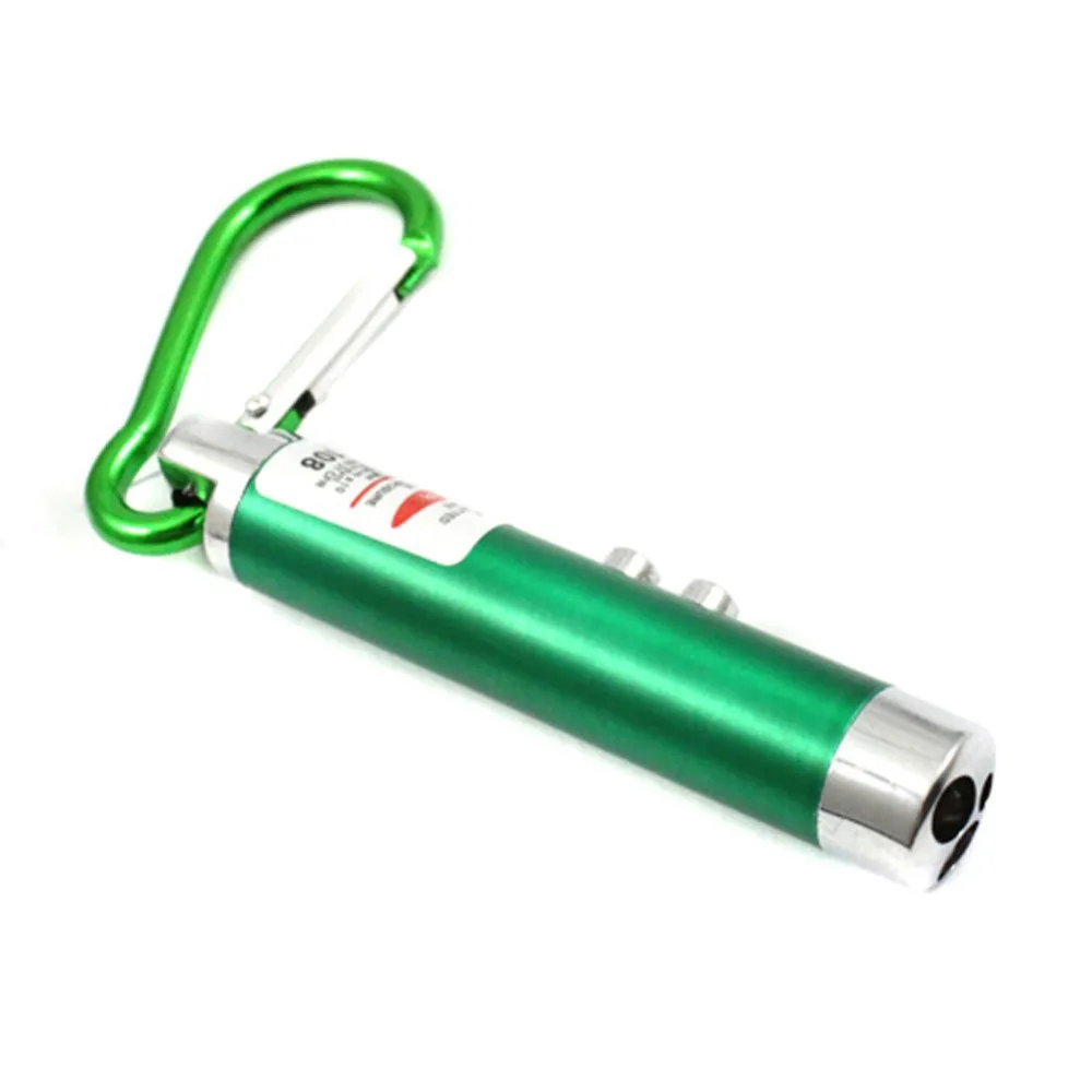 2013 New 3-in-1 Mini Laser Multifuctional Green Pen Pointer in LED Torch Light with Keychain for Pets + Free Shipping | Компьютеры и
