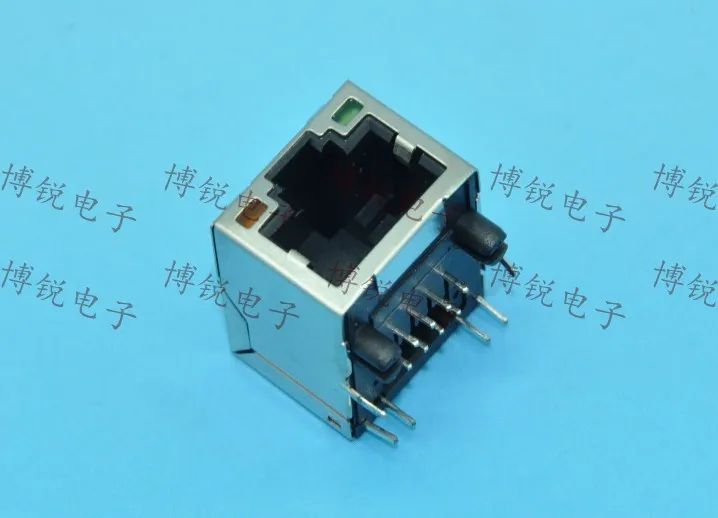 MOLEX RJ45 connectors socket 8P8C 90 degree bend feet Network Interface Illuminated |