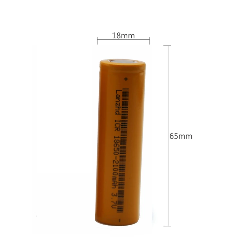 40 шт перезаряжаемые батареи для samsung 18650 аккумулятор 3,7 V 2100mAh 18650 литий-ионный аккумулятор ICR18650 батареи