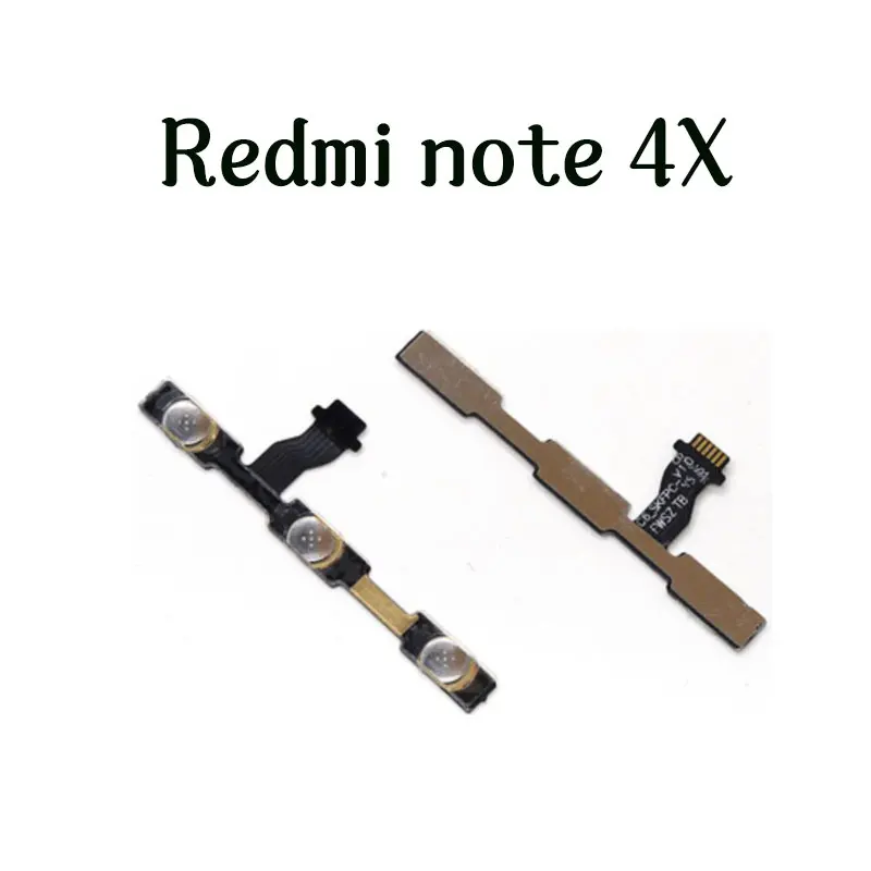 AAA Качество телефона Flex для Xiaomi Redmi 4x note 4x note 4 мощность вкл/выкл+ кнопка увеличения/уменьшения громкости гибкий кабель, сменные детали