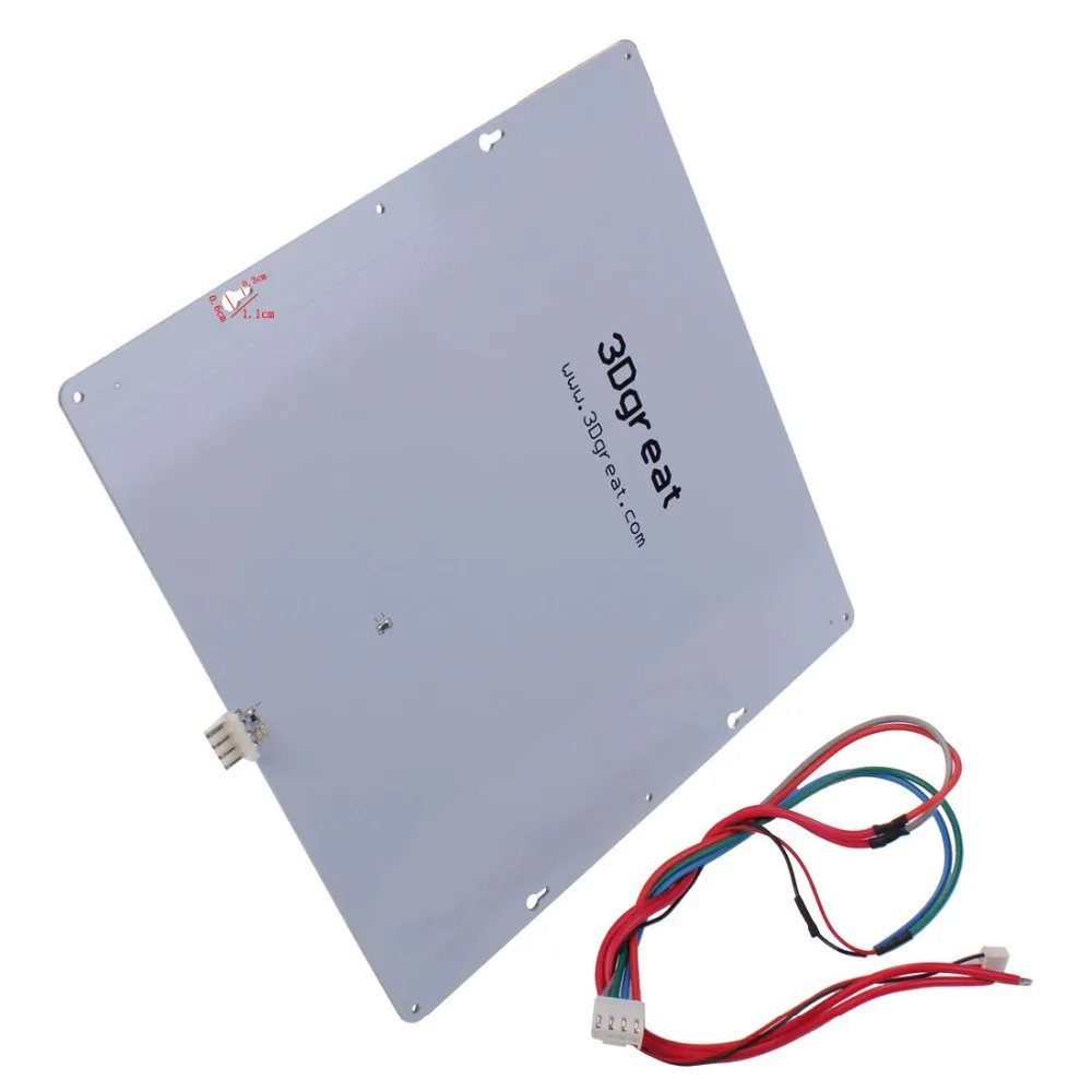 Оригинальная Подогреваемая платформа для 3D-принтера сделай сам алюминиевый