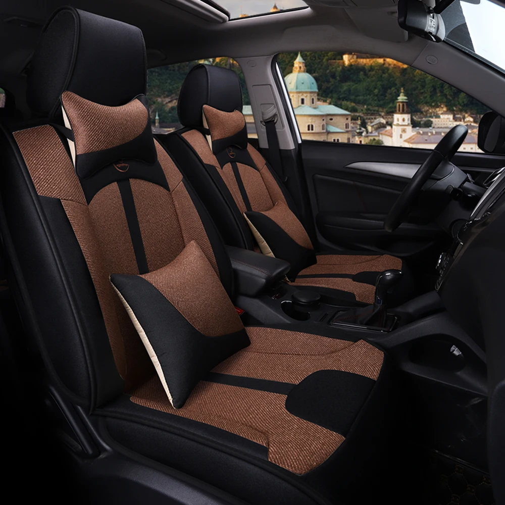 Автомобильные чехлы на сиденья для hyundai creta ix25 elantra i30 Fastback i40 ix35 KONA santa fe solaris sonata