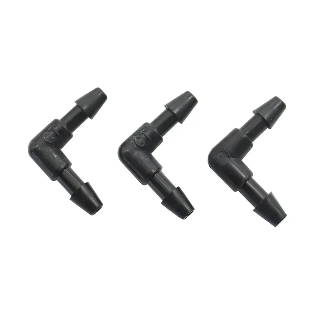 

100 Pcs 3/5mm Hose Barbed Elbow Connector Garden Drip Irrigation Agriculture System Water Pipe Fittings Accessories