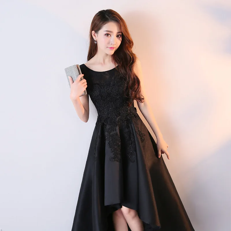 

Black Lace Chinese Oriental Sequins Wedding Women Sexy Long V-neck Cheongsam Evening Dress Elegant Princess Dresses Modern Qipao