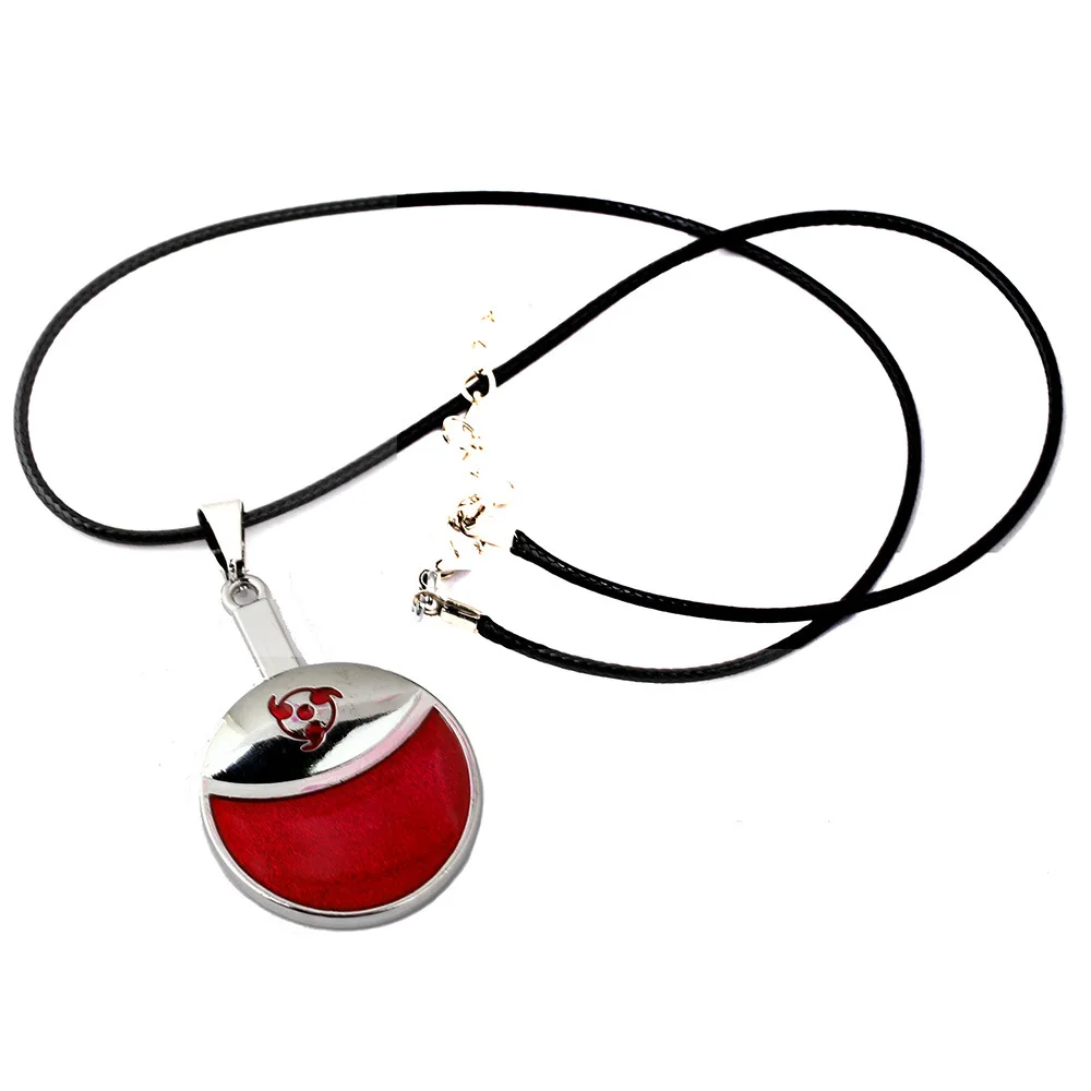 VEIA Jewelry популярное аниме наруто ожерелье Sasuke семья Uchiha Marks красная круглая монета