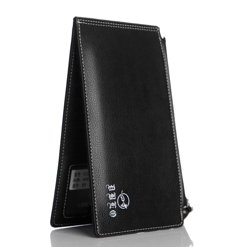 Новинка 2017 брендовый высококачественный мужской длинный кошелек двойной