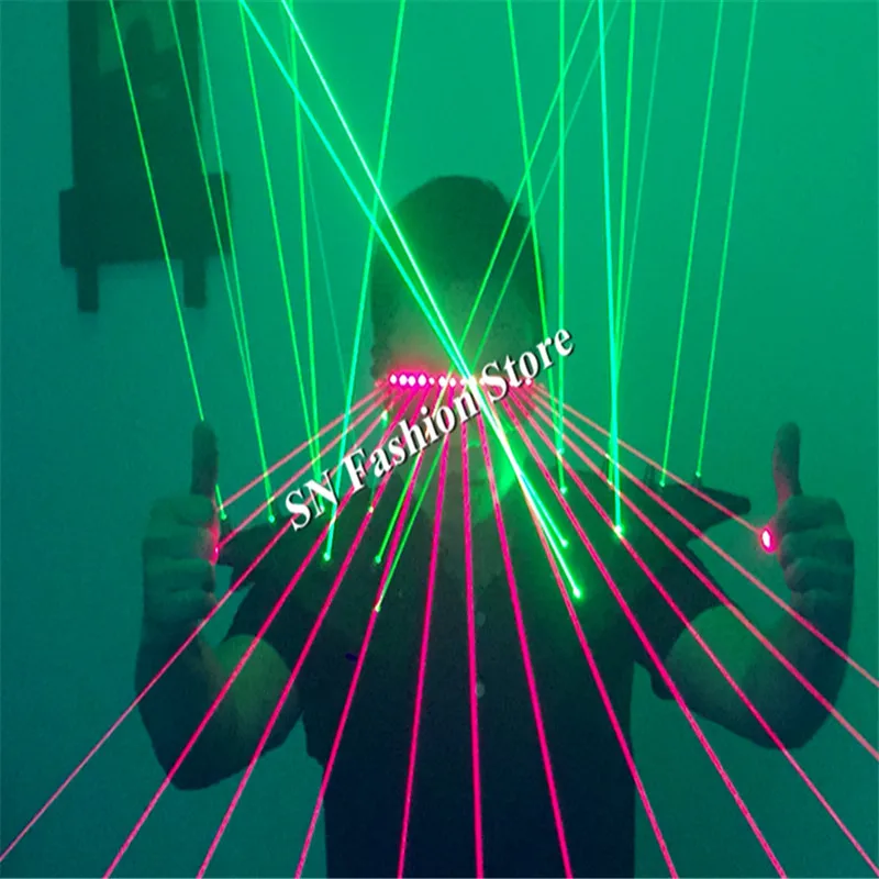 Лазерный жилет для бальных танцев костюм ночных клубов лазерные очки 1 комплект |