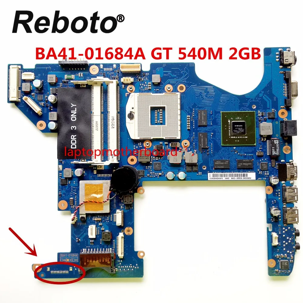 Reboto для samsung RC530 Материнская плата ноутбука BA92-08557A BA41-01684A GT 540 M/2 ГБ HM65 DDR3 тестирование Быстрая
