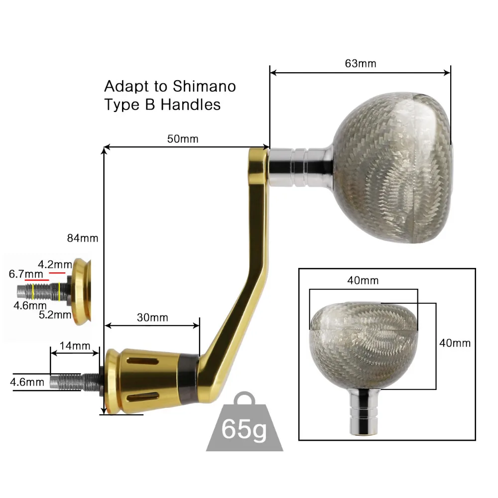 SANLIKE Aluminum Alloy Fishing Reel Handle Knob for shimano reel 4000-6000 Fishing Accessories Spinning Reel Foldable Rocker