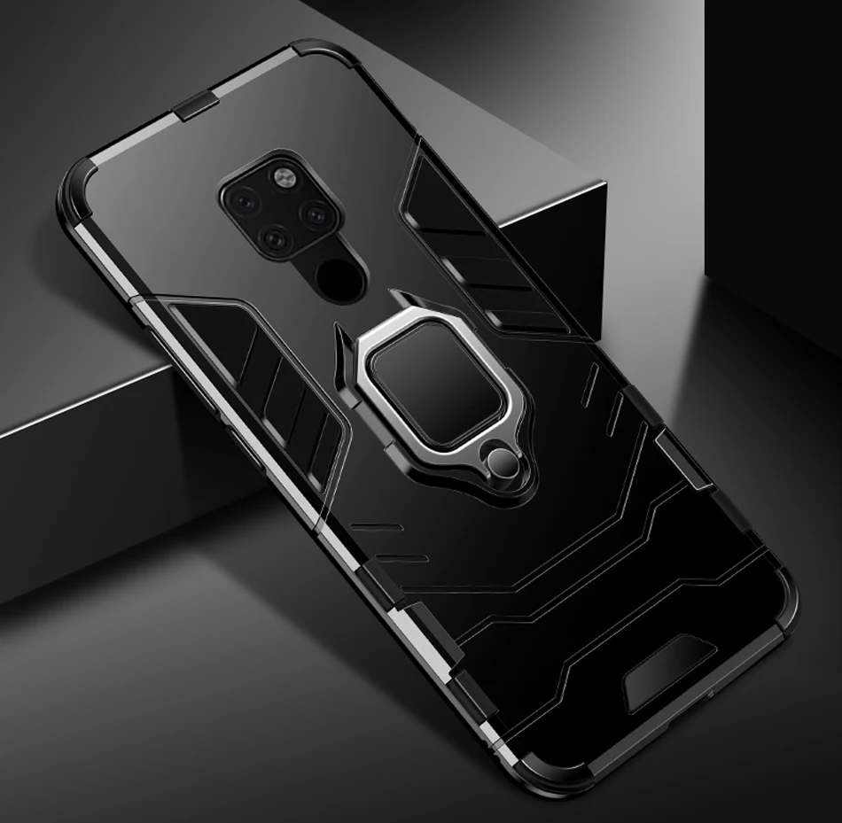 ITEUU Антидетонационная подставка держатель Броня чехол для huawei mate 20 20 PRO Чехлы Противоударная задняя крышка mate 20 mate 20pro