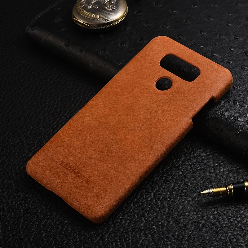 Чехол для LG G6 KEZiHOME матовая натуральная кожа твердая задняя крышка capa 5 7