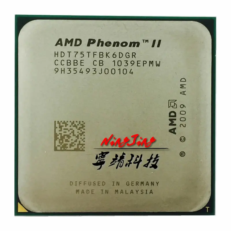 AMD Phenom II X6 1075T 1075 CPU/HDT75TFBK6DGR/AM3/938pin/125 Вт/3 0 ГГц/E0 Socket AM3|socket am3|phenom ii x6 1075tphenom |