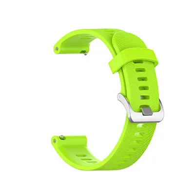 Lime color Ремешок для часов Garmin Vivoactive 3 Forerunner 245 245M 645 умный Браслет для samsung Galaxy Active/Active 2 40 мм 44 мм - Цвет: Lime color