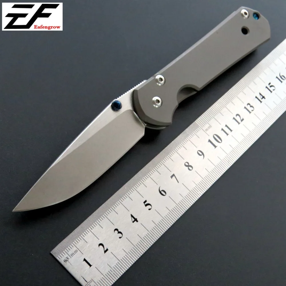 Eafengrow Sebenza Складной нож D2 Сталь титановая ручка для кемпинга охотничьи ножи