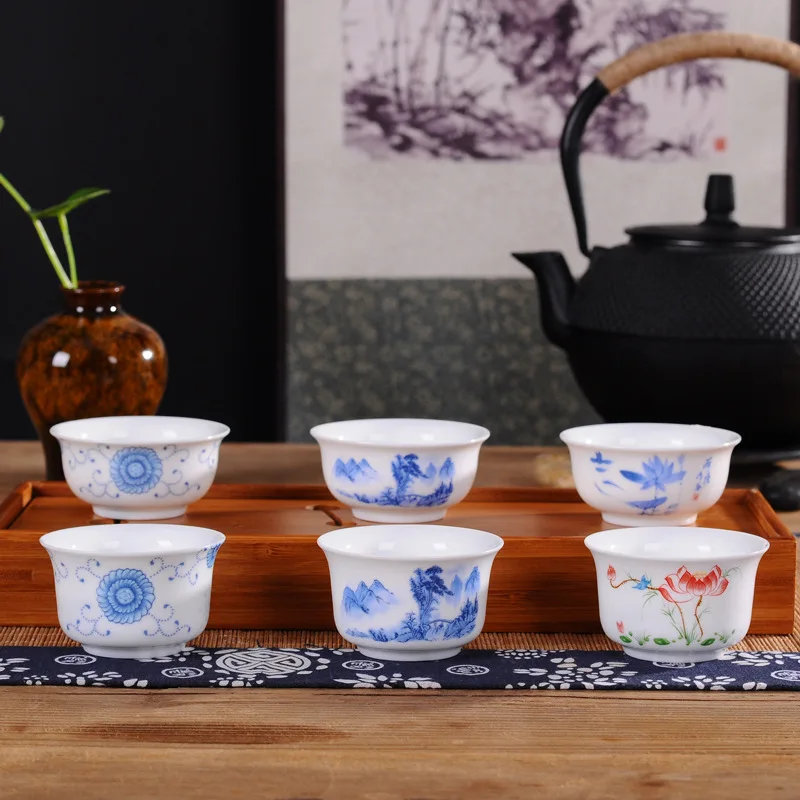 Новый год 1 шт 50 мл керамический Tureen высокое качество чайная чашка чайный набор