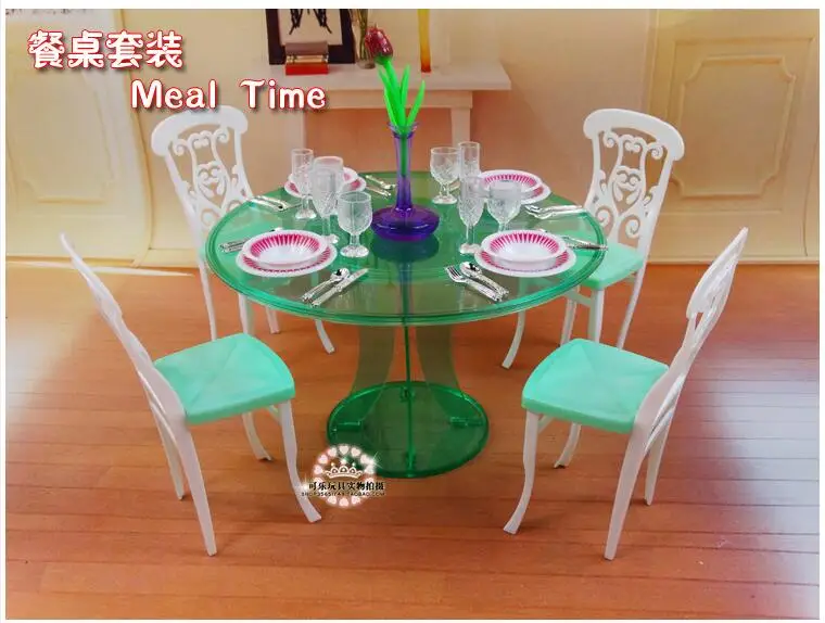 Оригинальная посуда для кукол Барби дом принцессы мебель кухонные аксессуары 1/6