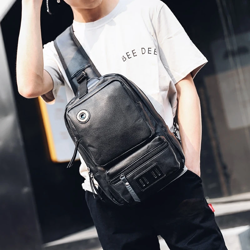 

Tidog New man's fashion big chest bag