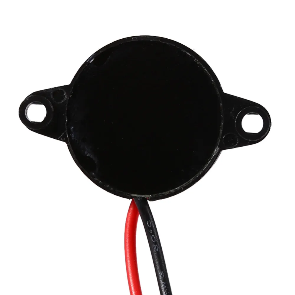 Зуммер пьезо Электронный непрерывный звуковой сигнал пьезо сигнализация непрерывный звук 12 В DC для автомобиля Arduino