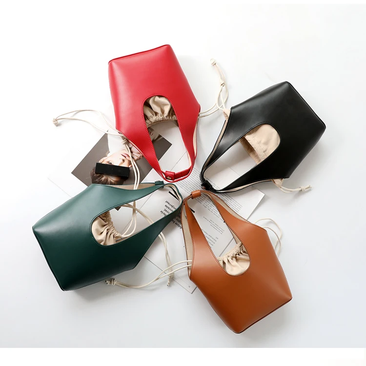 Популярная сумка корзина в стиле INS модная ведро с ручкой мини через плечо