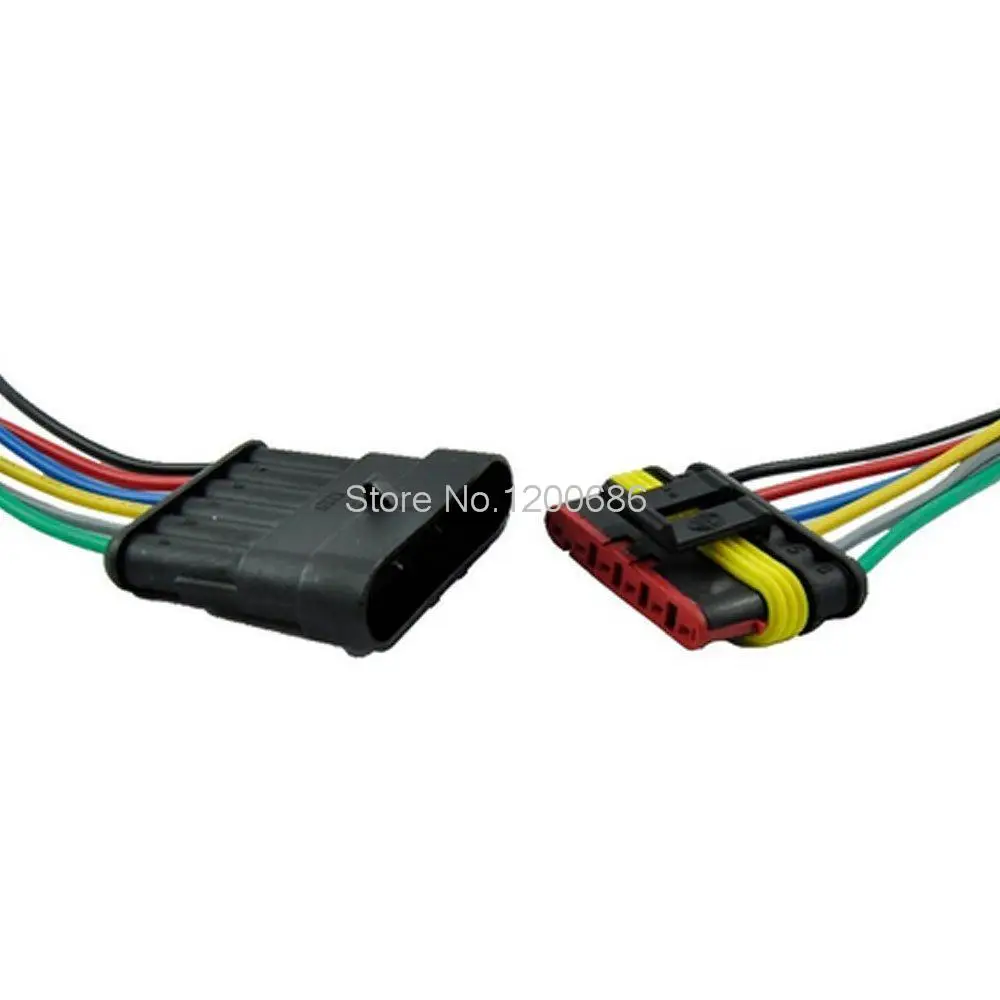 18 AWG 10 см косичка 6 контактный переходник с внутренней полосная автомобильная