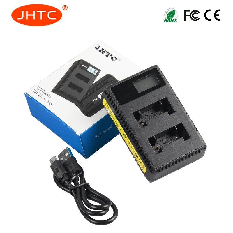 JHTC 1pc LI40B LCD USB charger для Olympus LI 42B Li 40B NP 45 NP45 FNP45 EN EL10 DLI63 D Li63 DLI108 Li108 NP80|charger for olympus|for