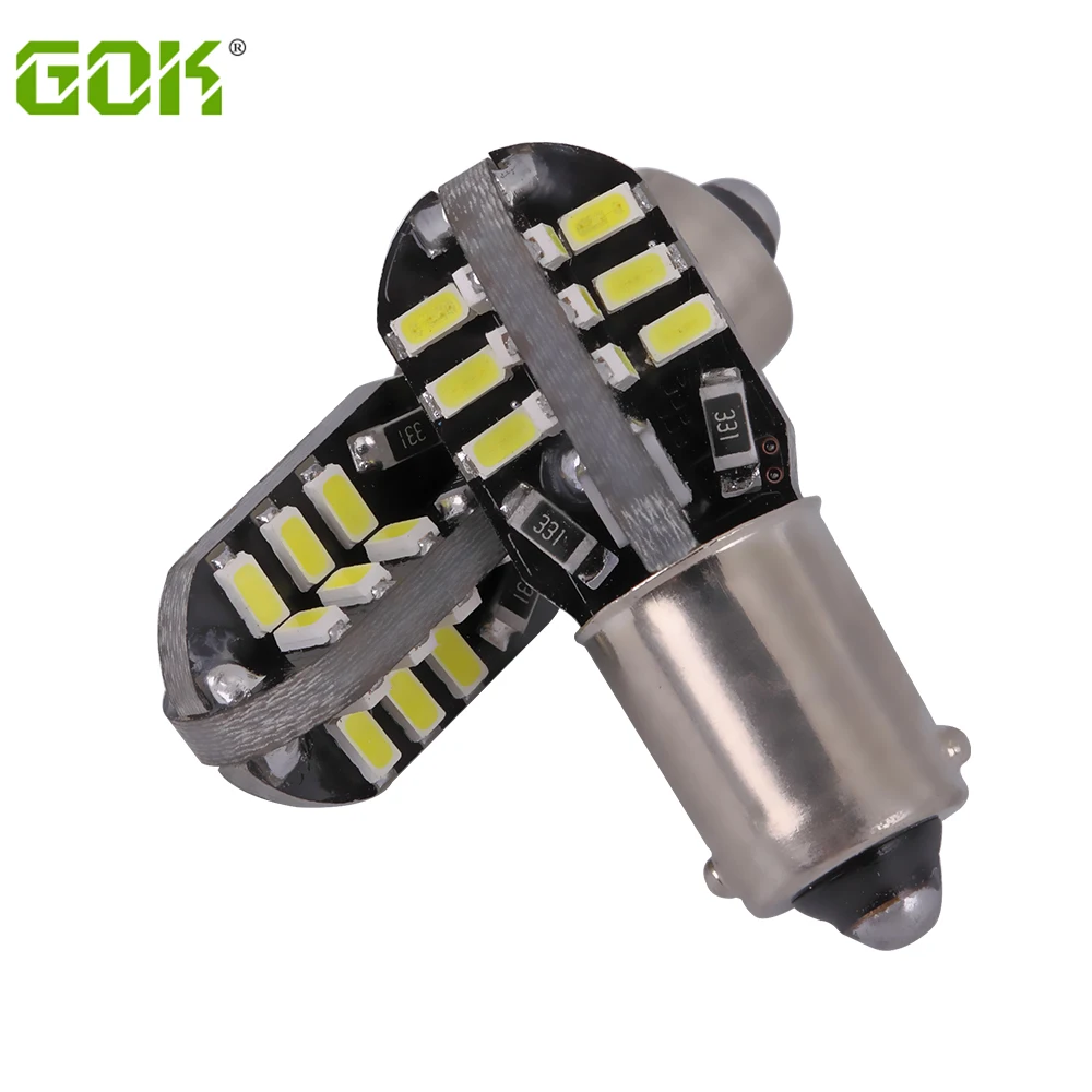 Автомобильные светодиодные лампы canbus BA9S Canbus 24SMD T4W W5W 24 светодиода 3014 smd bax9s|smd car