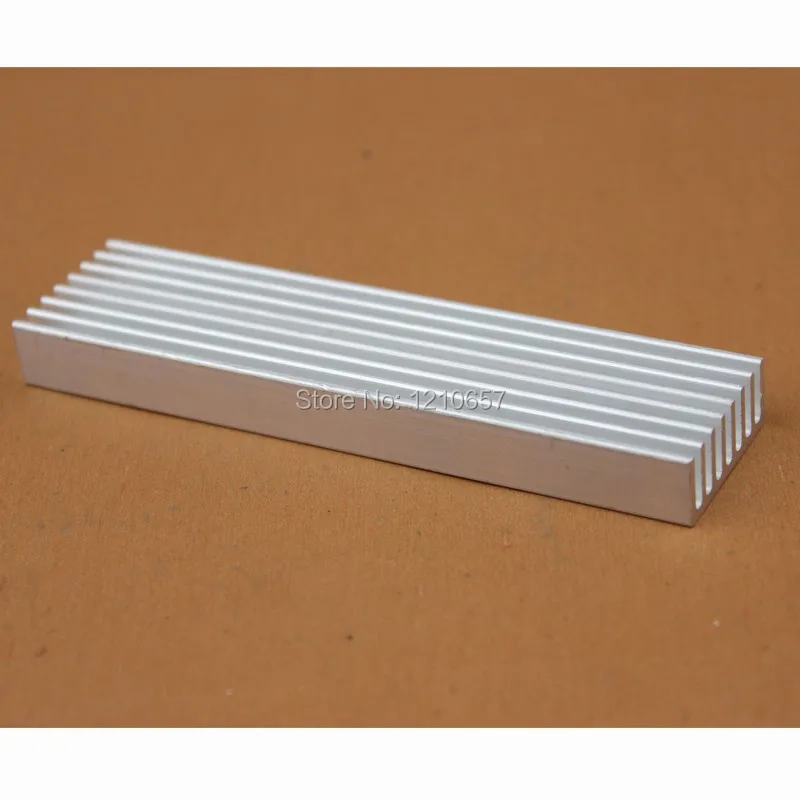 20 шт. в партии 100x25x10 мм Серебристые алюминиевые радиаторы IC Chip Cooler Cooling Heatsink |