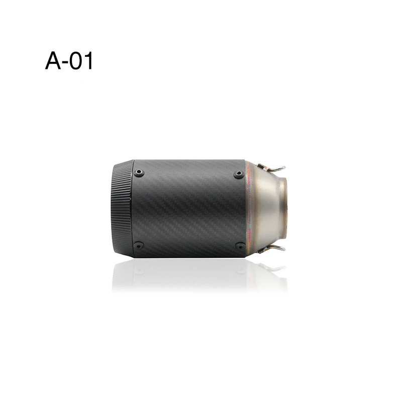 Scl moto s-51 мм GP moto rcycle Akrapovic глушитель для мотоцикла Мото побега гонки для ATV Скутер внедорожный ниндзя Z800 S1000RR - Цвет: A-01