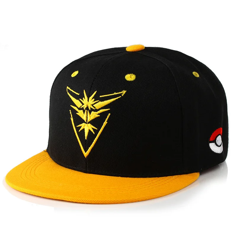 Новые головные уборы Pokemon Go Pocket Monster snapback в стиле хип хоп цветные хлопковые
