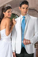 free shippingcustom white groom wear dress groomsmen men wedding tuxedos best man suits wedding suits for menparty dress vest