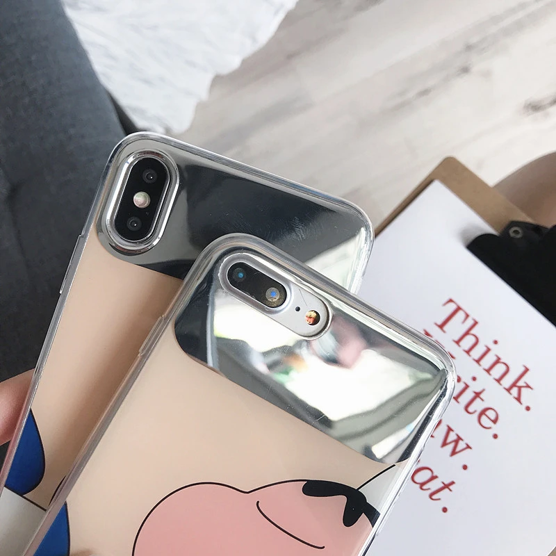 Забавный Crayon Shin-chan мультфильм Apple Phone Чехол для iPhone 6 7 8 S Plus X XR XS XSMAX Мягкий ТПУ