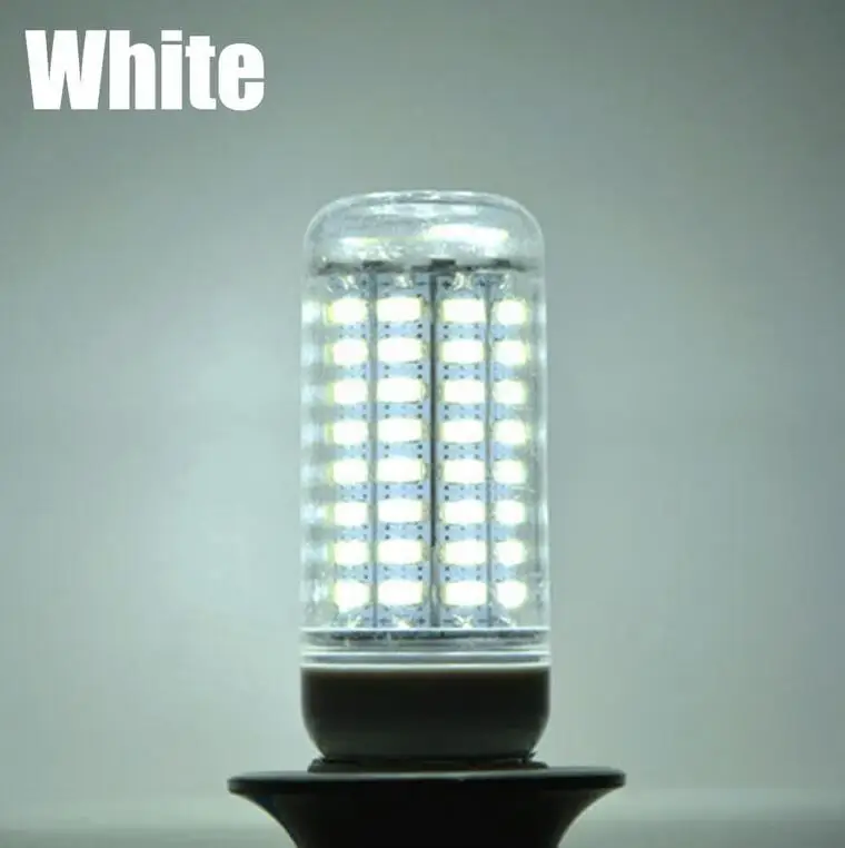 Светодиодные лампы E27 E14 GU10 G9 B22 SMD 4014 36 56 72 96 138 светодиодный s теплый белый/белый