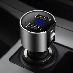 Urbanroad Автомобильный USB Mp3 Bluetooth fm-передатчик, Aux беспроводной аудиоплеер, автомобильный комплект громкой связи, Fm модулятор 3,4 А, два USB зарядного устройства
