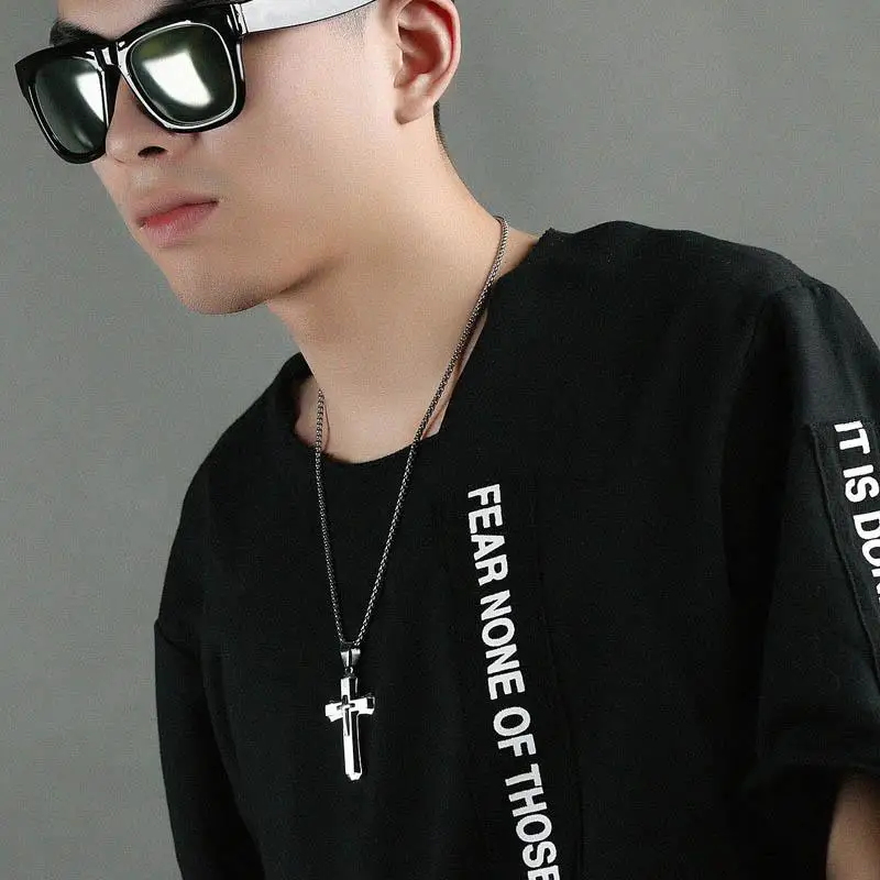 Мужское винтажное ожерелье из нержавеющей стали 55 см | Украшения и аксессуары