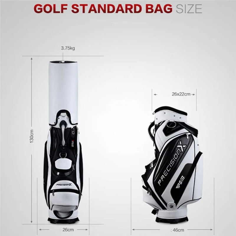 

High Capacity Golf Standard Bag Multi-functional Staff Bag Cover Hold A Full Set Clubs Outdoor Travel Sport Bags 3 Colors A7045