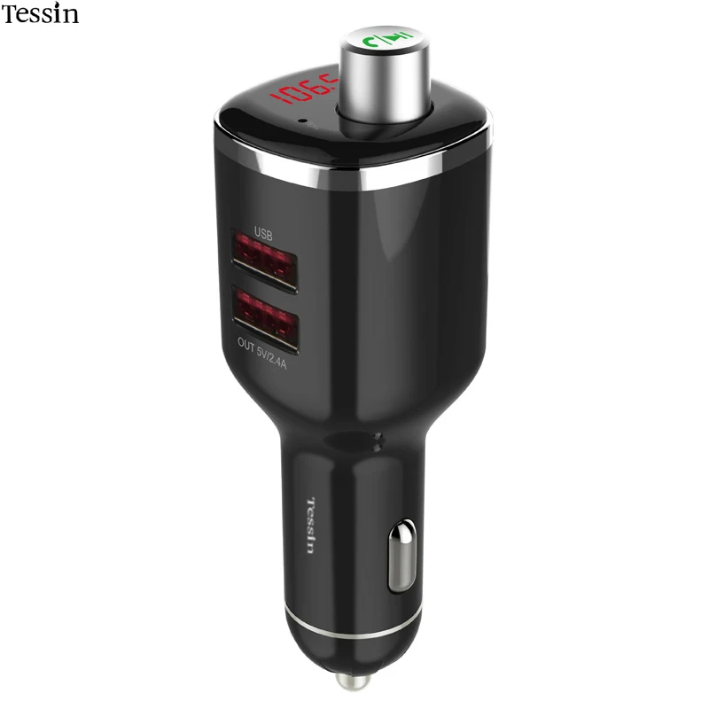 INGMAYA автомобиля Bluetooth зарядное устройство USB 2.4A U диск Mp3 плеер FM передатчик для iPhone