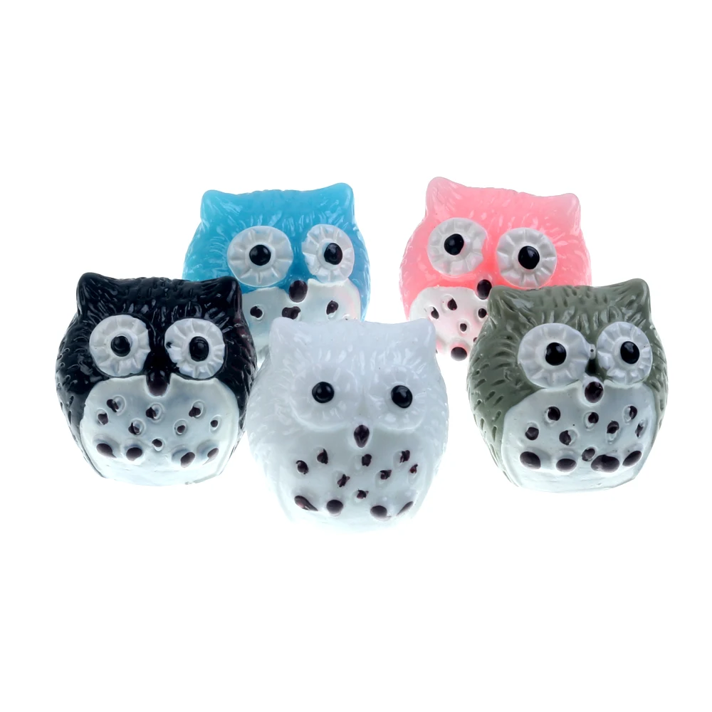 

10pcs Mixed Resin Owl Decoration Flatback Cabochon Embellishment For Scrapbook DIY Accessoris