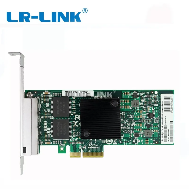 LR-LINK 9724PT Gigabit Ethernet сетевой адаптер Quad Порты и разъёмы PCI Express карты 1000 МБ Intel I350-T4