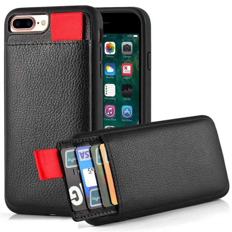 Кожаный чехол-бумажник Tikitaka для iPhone 13 SE2020 12 11Pro Max XR XS 8 7 Plus силиконовая рамка слот