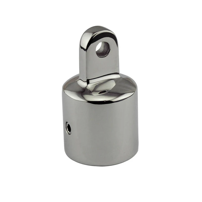 

2pcs Stainless Steel Fitting Hardware for Marine Boat Yacht Bimini Top 25mm Silver Eye End Cap Boat Accessories Marine